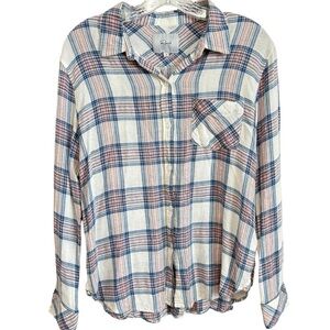 RAILS Plaid Button up Flannel Shirt Sz M